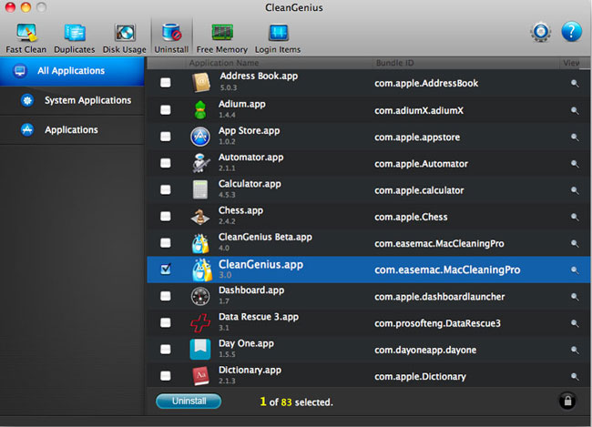App Uninstall