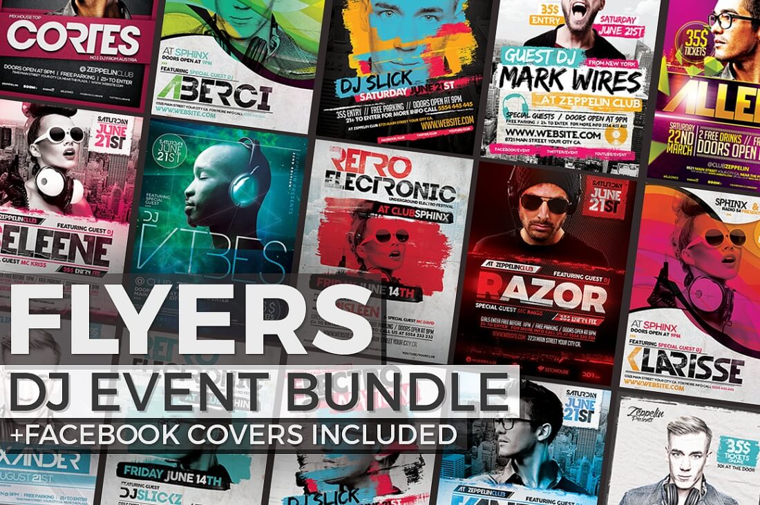100 professional flyer templates and facebook covers flyers cover photo