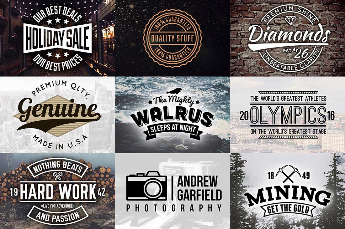 Vintage Logo Kit