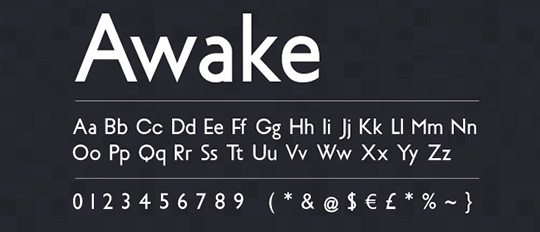 Awake Font