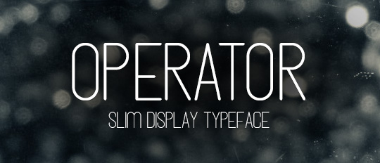 Operator Font