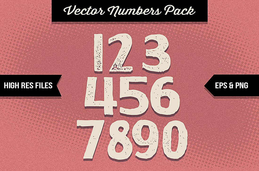 ultrashock-letterpress-numbers