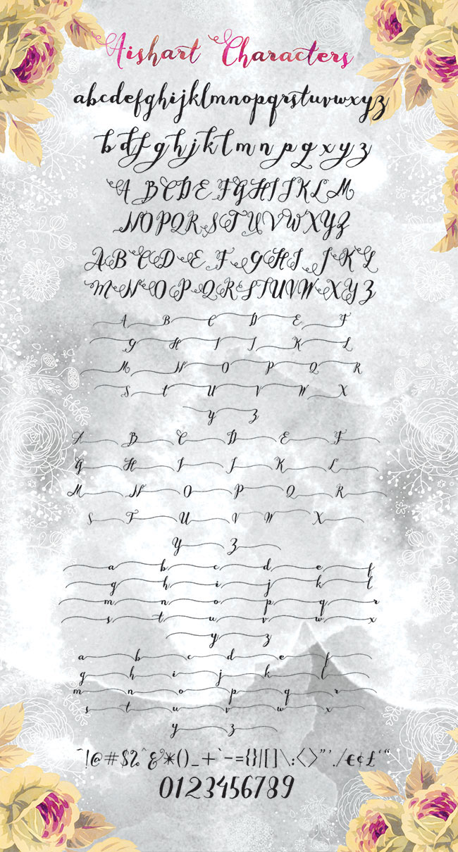 Aishart Preview Alphabet