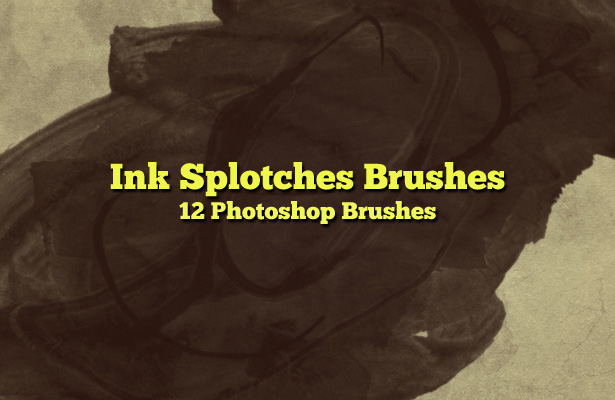 Ink Splotches Brushes