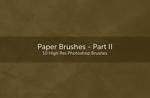 Paper Brushes - Part II
