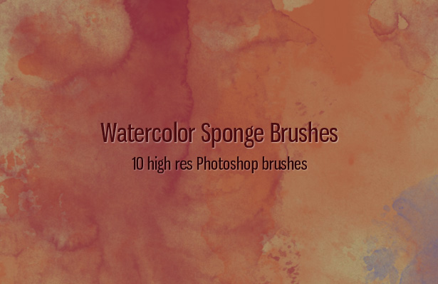 Watercolor Sponges Brushes