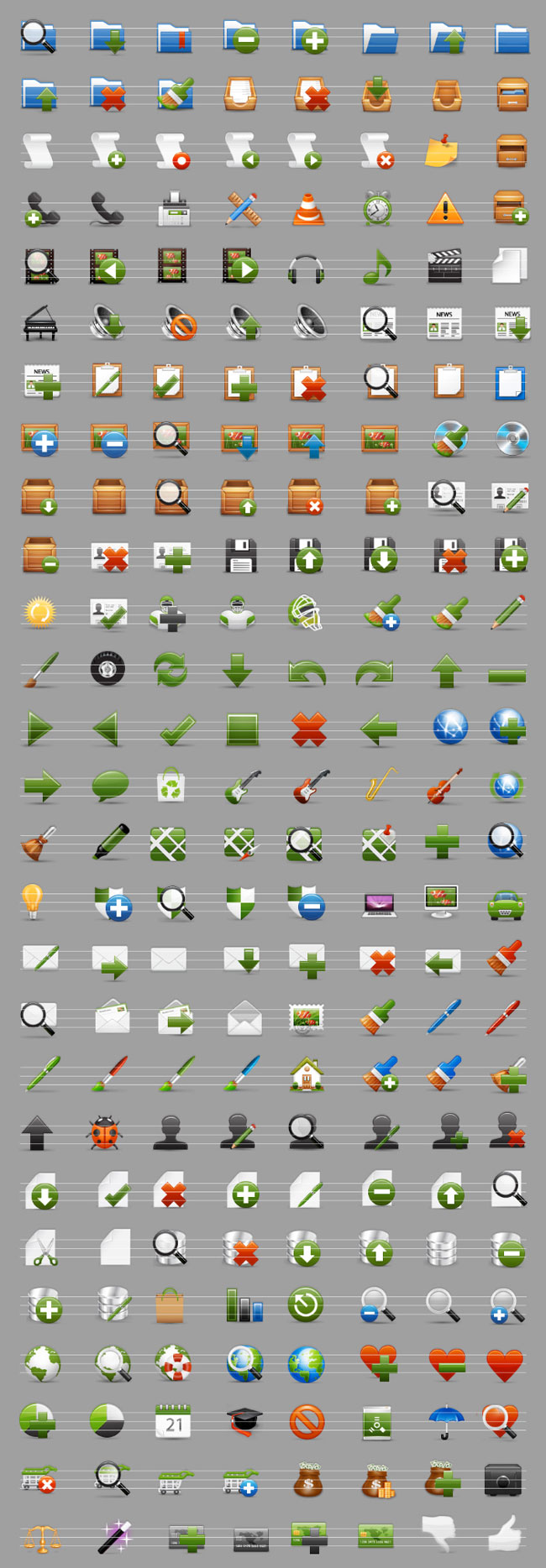 Fresh Full Vector Iconset