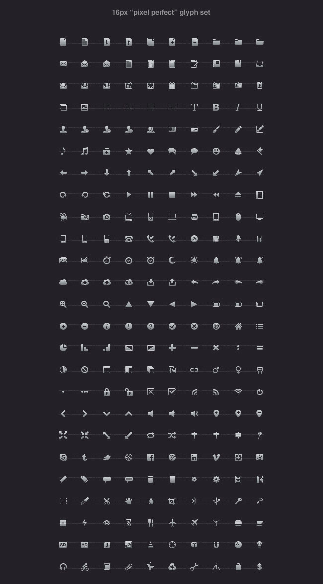 Glyph Icons