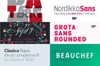 Latinotype Happy Bundle of 6 Terrific Desktop Fonts - only $27!