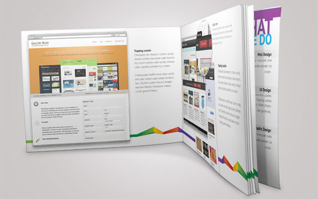 Colorful Portfolio Book