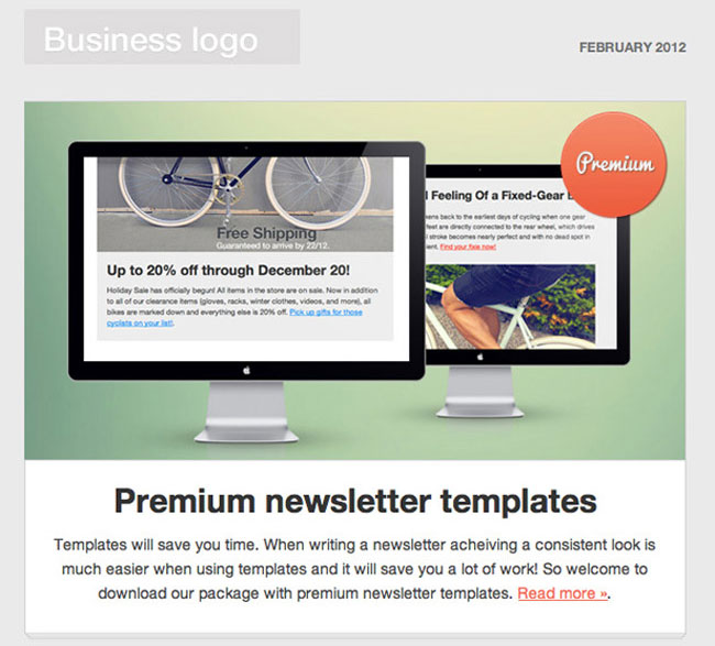 Elegant Html Newsletter