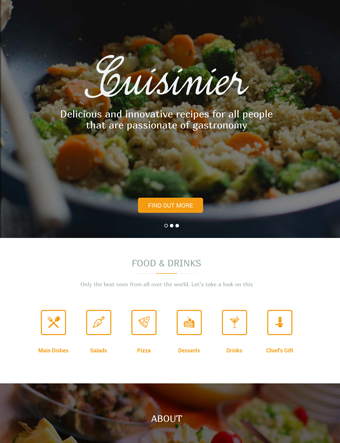 Cuisinier wp theme