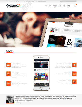 Revoke2 wp theme