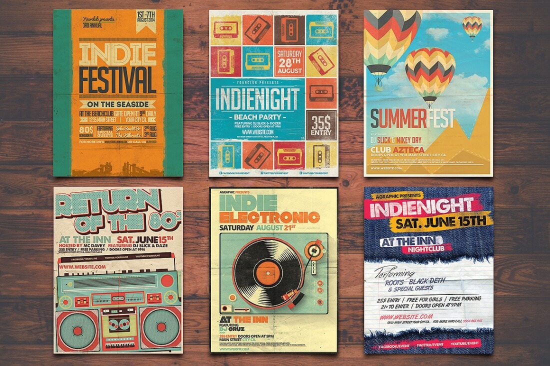 100+ Professional Flyer Templates and Facebook Covers - only $19 ...