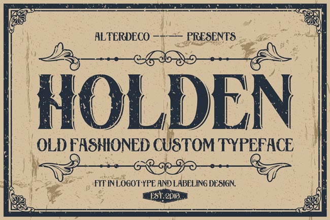 10 Fantastic High Quality Old Fashioned Vintage Fonts - only $17
