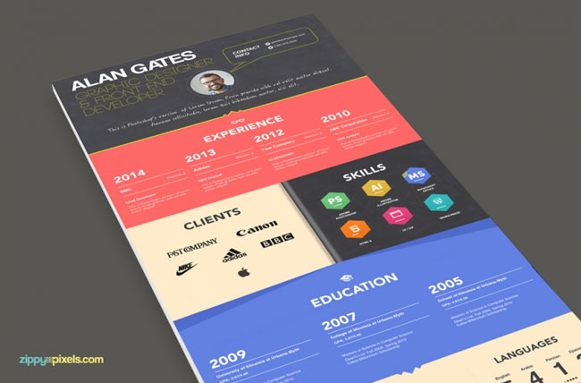 Unique Resume resume Talk About Creative This Colorful And Certainly Creative Rsum Is Made To Look Like An Infographic Fun Modern And Informative All In One Unique Resume resume form unique resume samples for freshers creative resume templates for microsoft word free download unique Talk About Creative This Colorful And Certainly Creative Rsum Is Made To Look Like An Infographic Fun Modern And Informative All In One
