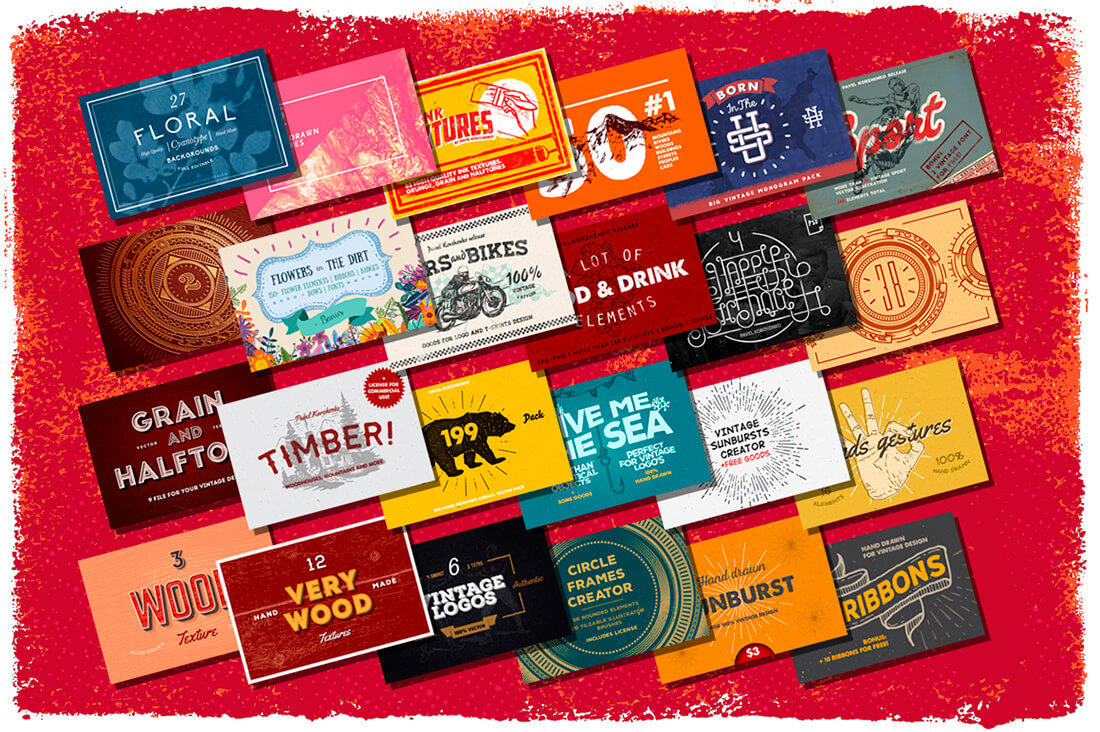 LAST CHANCE: 1500+ Design Elements in 1 Huge Graphic Pack - only $8! -  MightyDeals