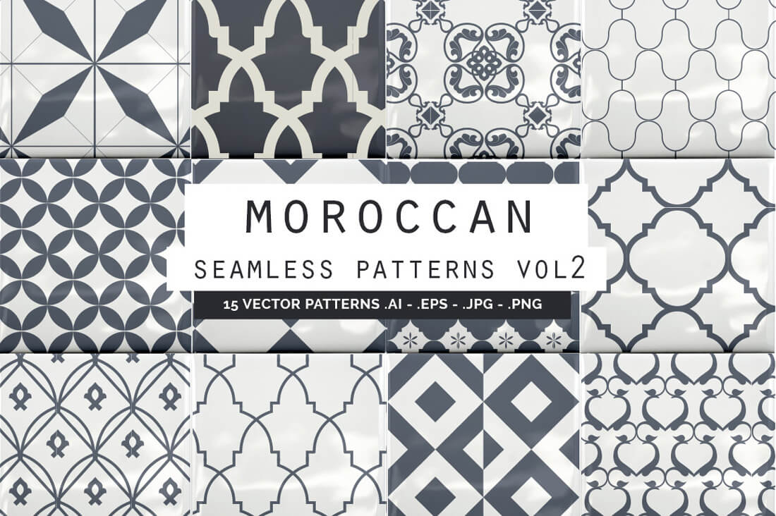 90 bohemian seamless vector patterns from you and i graphics 19 vector patterns