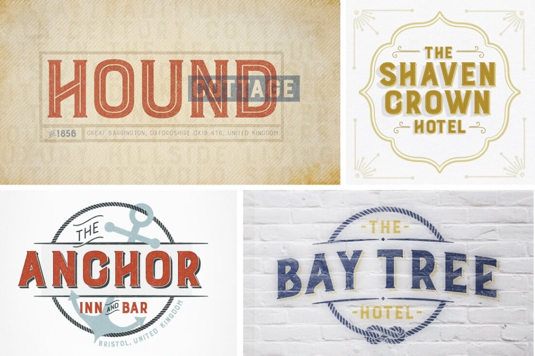 Burford Rustic Font Family Highlights Burford Rustic Font Family Highlights