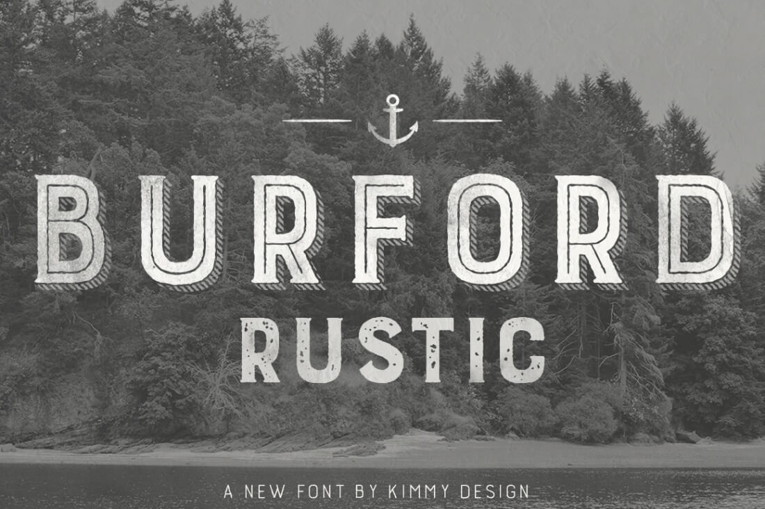 LAST DAY Burford Rustic Family Pack With 38 Fonts LAST DAY Burford Rustic Family Pack With 38 Fonts