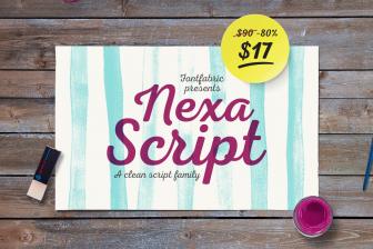 Nexa Script by FontFabric: Includes 6 Font Styles - only $17!