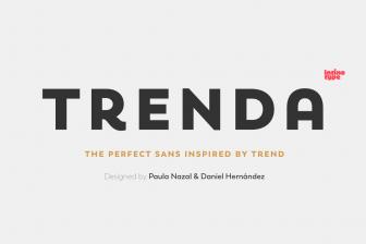 Trenda Font Family Includes 8 Weights 206 Languages - only $17!