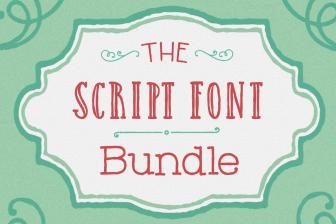 EXCLUSIVE Script Font Bundle: 10 Gorgeous Fonts - only $27!