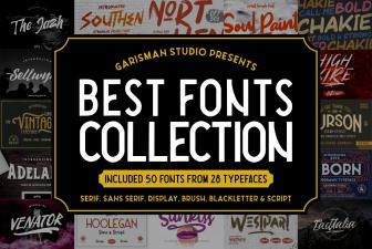 50 Fantastic Premium Fonts with Extras - only $12!